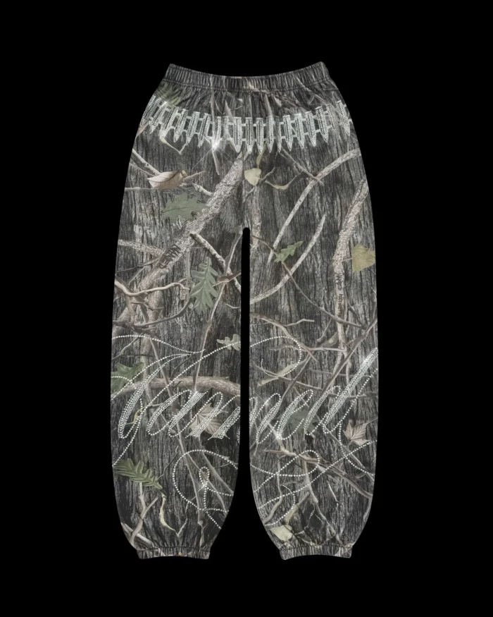 Named Collective Enemy Rhinestone Tree Camo Sweatpants